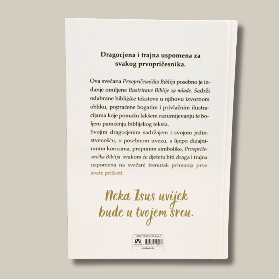 Personalizirana Biblija za prvo obhajilo ali Biblija za mlade – 3. Naj bo Jezus vedno ...