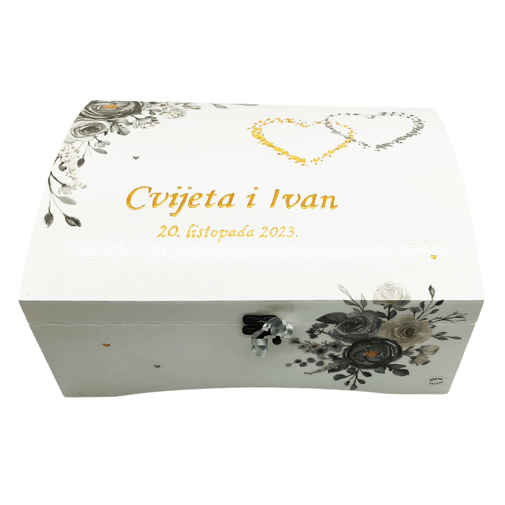 Krabička na obálky na svatbě Š16739