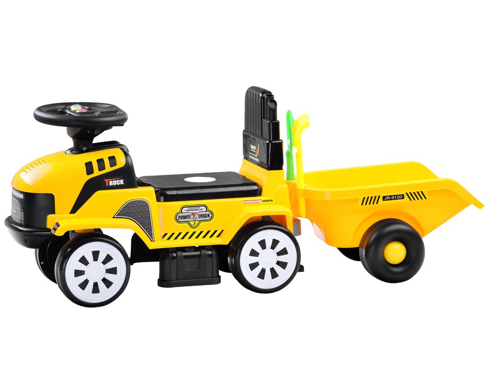 Guralica traktor s prikolicom – žuti