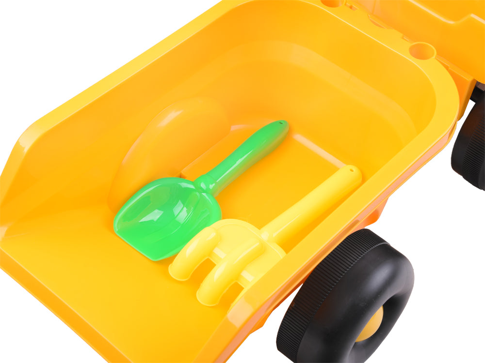 Guralica traktor s prikolicom – žuti