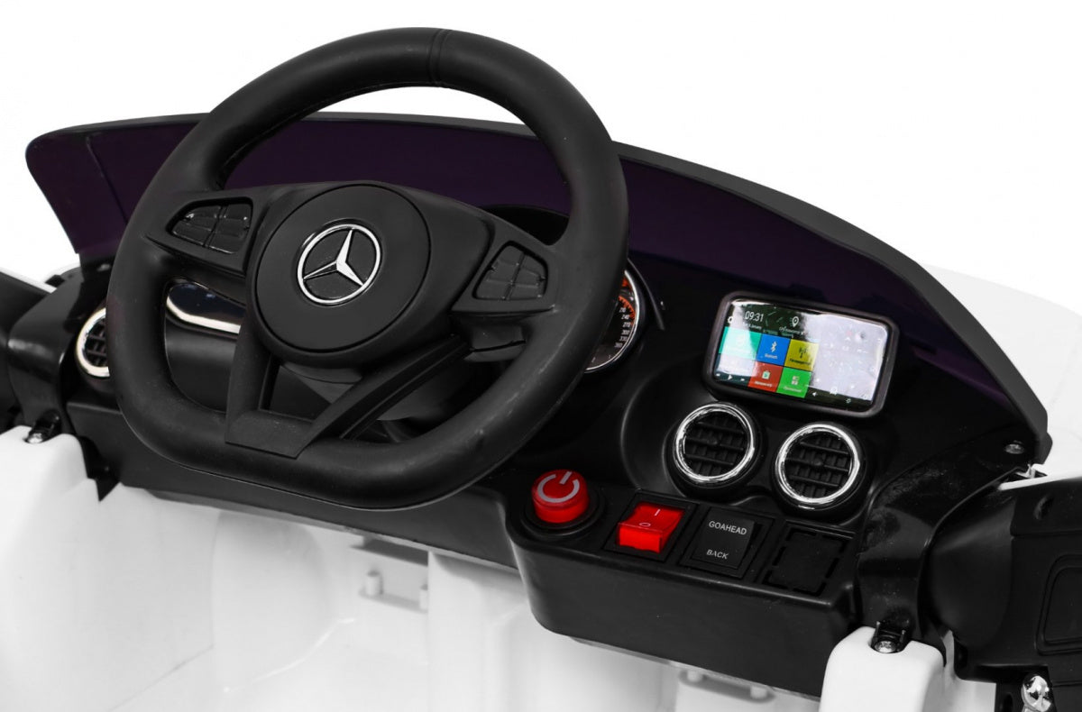 Licencirani auto na akumultor Mercedes Benz GT - bijeli