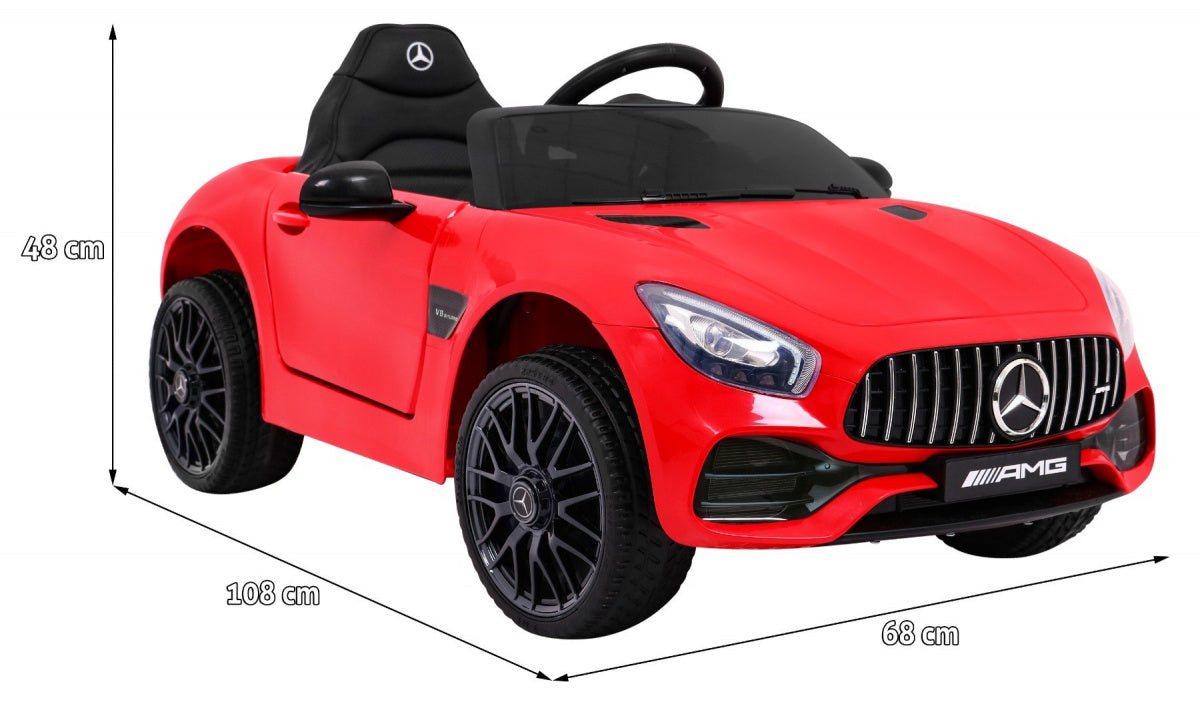 Licencirani auto na akumultor Mercedes Mercedes Benz GT - crveni