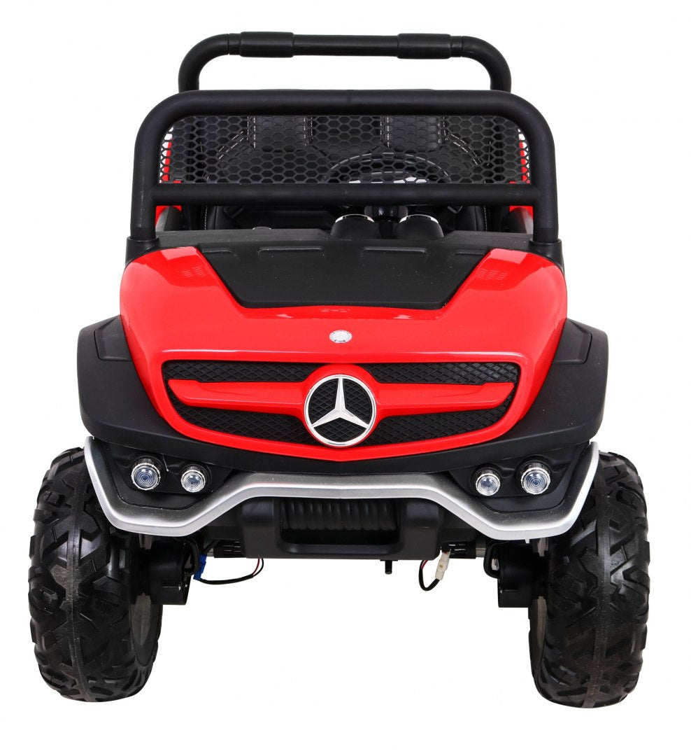 Licencirani auto na akumultor Mercedes BENZ UNIMOG - Crveni