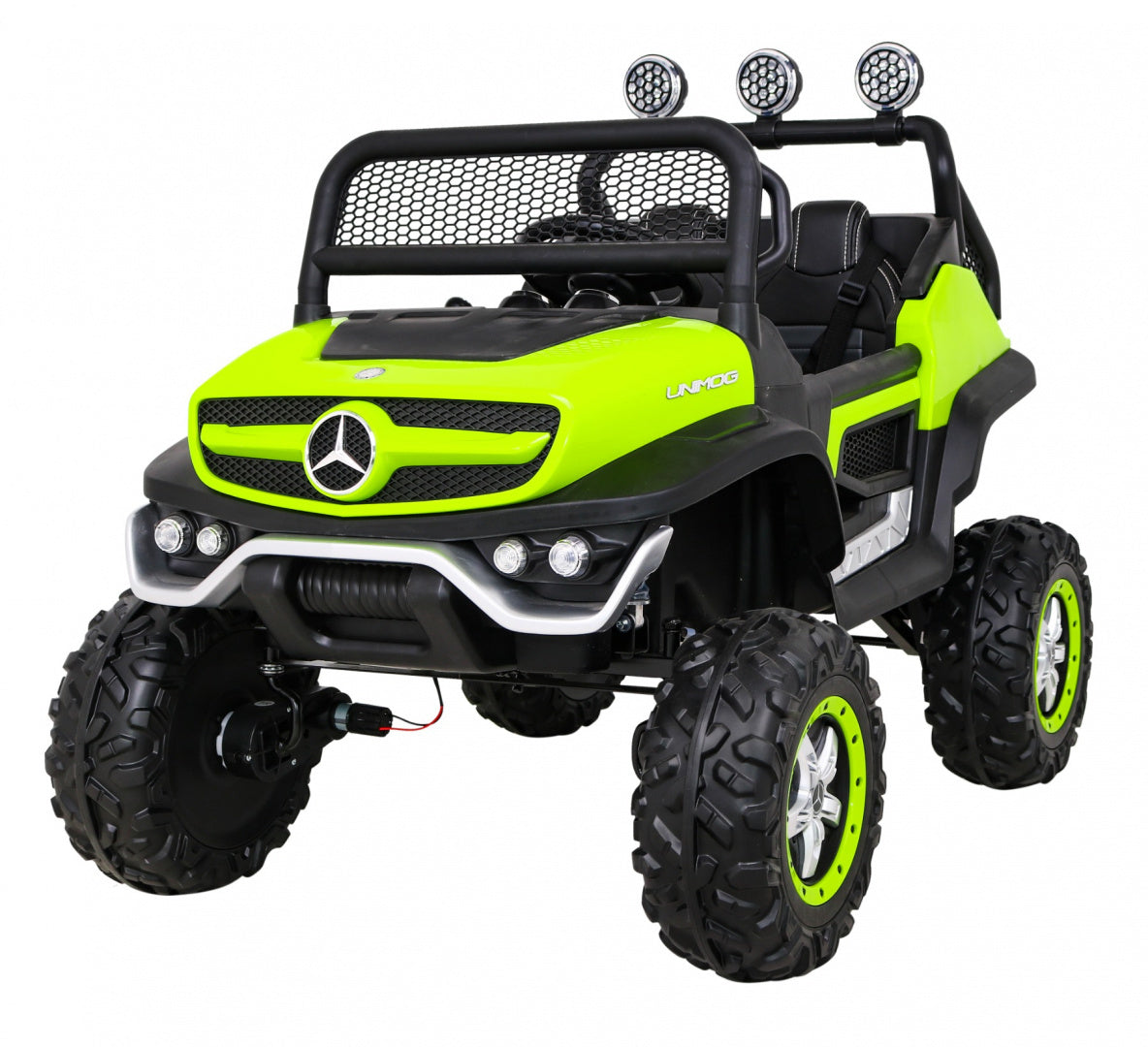 Licencirani auto na akumultor Mercedes BENZ UNIMOG S - zeleni