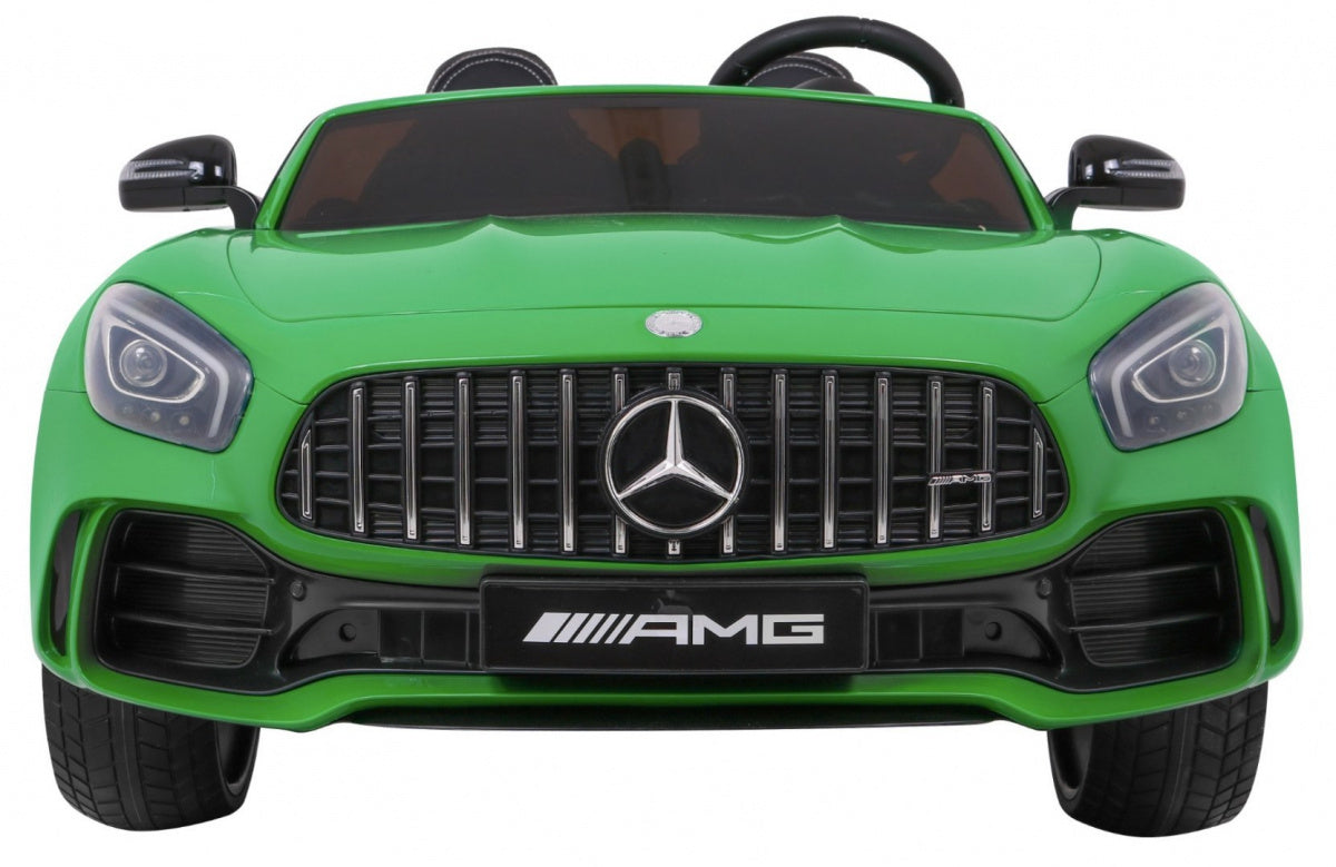 Licencirani auto na akumultor Mercedes Benz GT R 4 x 4 - zeleni/lakirani