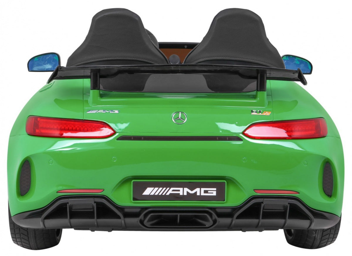 Licencirani auto na akumultor Mercedes Benz GT R 4 x 4 - zeleni/lakirani