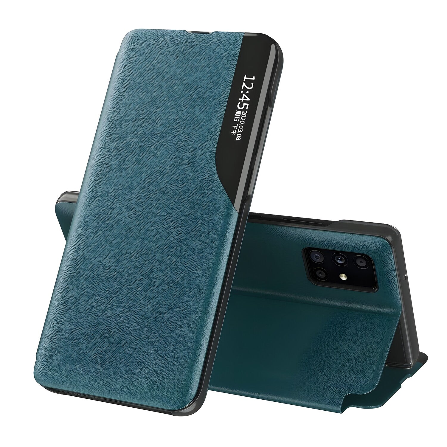 Elegantna knjižna futrola View Case za Samsung Galaxy S23 FE - Zelena KP27955
