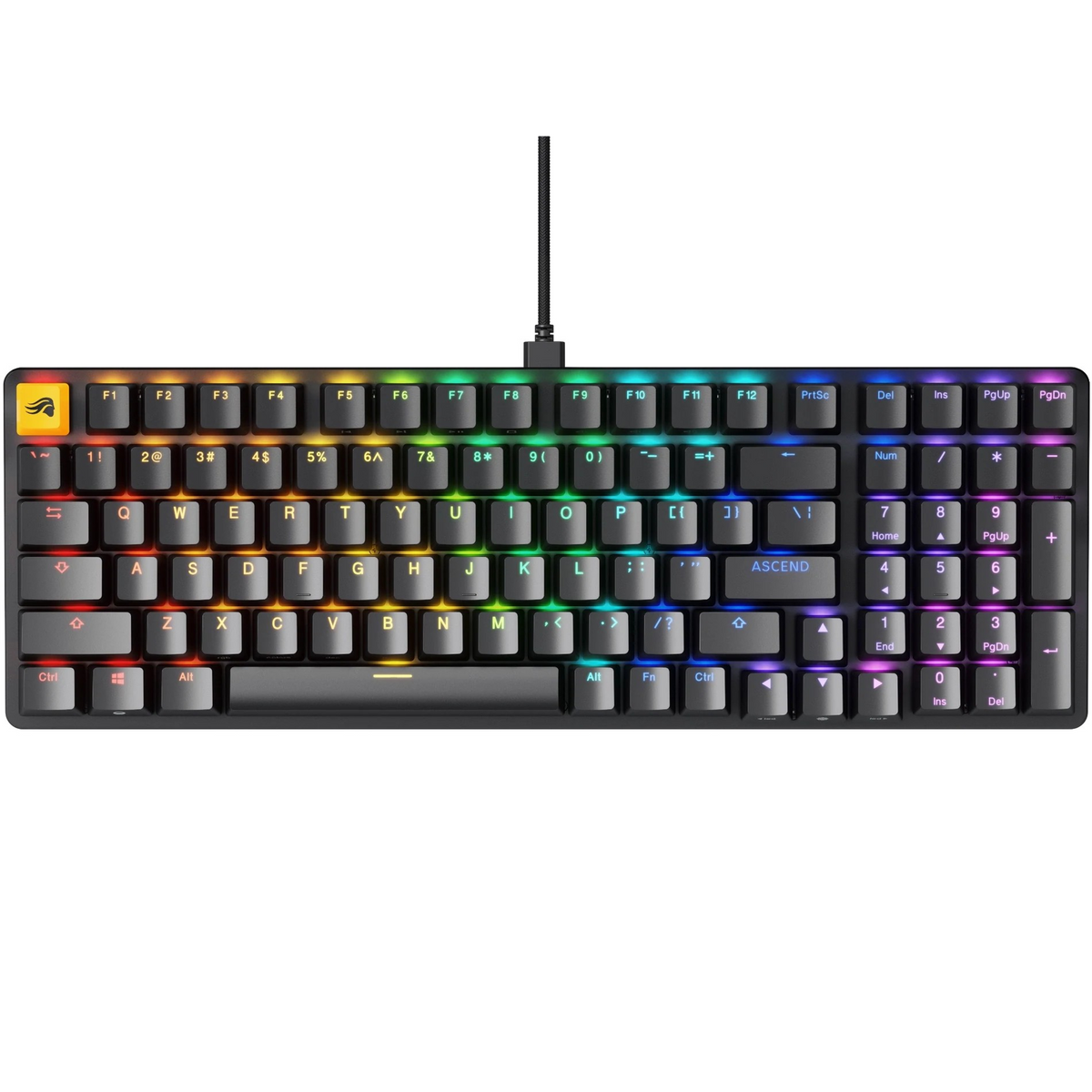 Glorious Gaming GMMK 2 tipkovnica Igranje USB US Engleski Crno