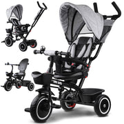 Tricikl Tiny Bike 3u1 – Grey