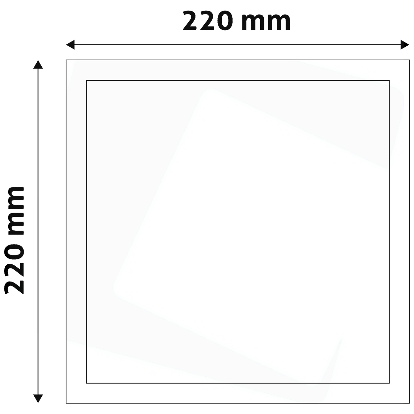 Avide Plafonjera LED, 18W, 1490 lm, 4000K, IP20 - ACSMNW-S-18W-ALU-SN