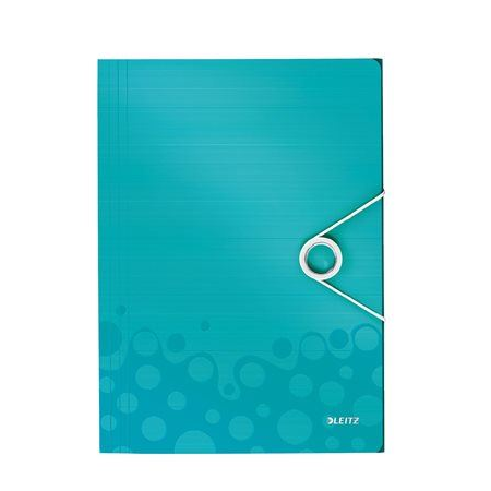 Leitz WOW Polipropilen (PP) Plavo, Metalno A4