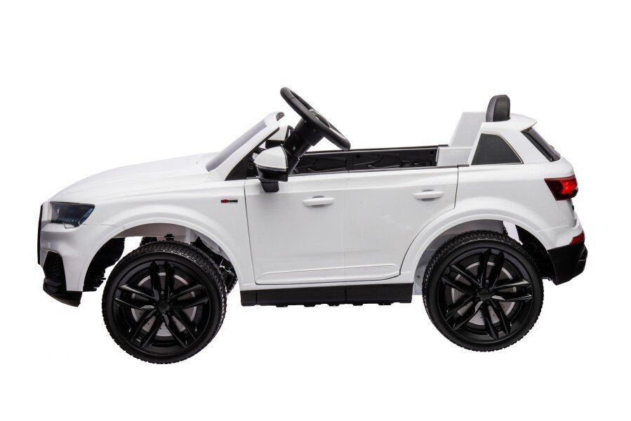 Licencirani auto na akumulator Audi Q7 - bijeli/lakirani