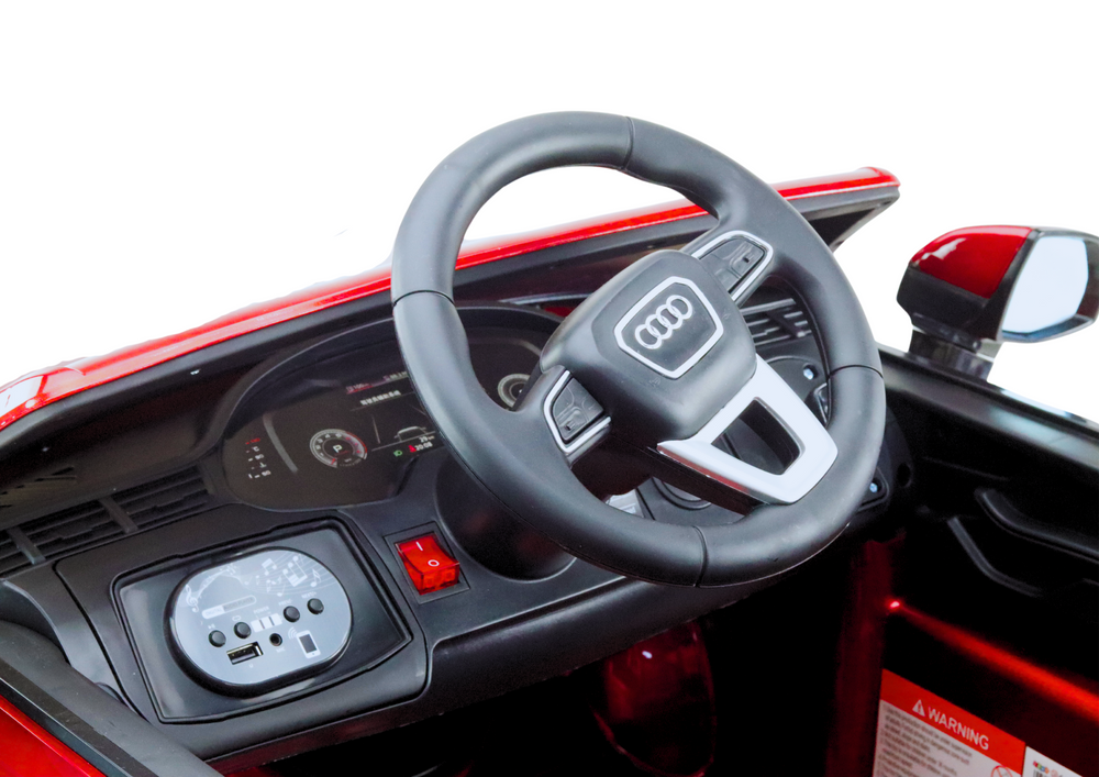 Audi Q7 Red Painted Battery Car