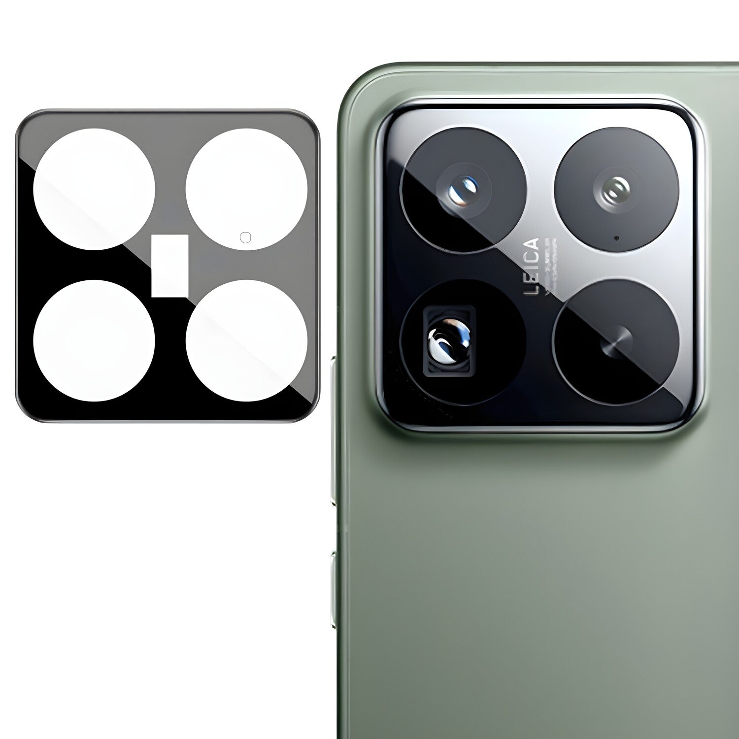Techsuit zaštitno staklo za kameru za Xiaomi 15 Pro - Crna KP36697
