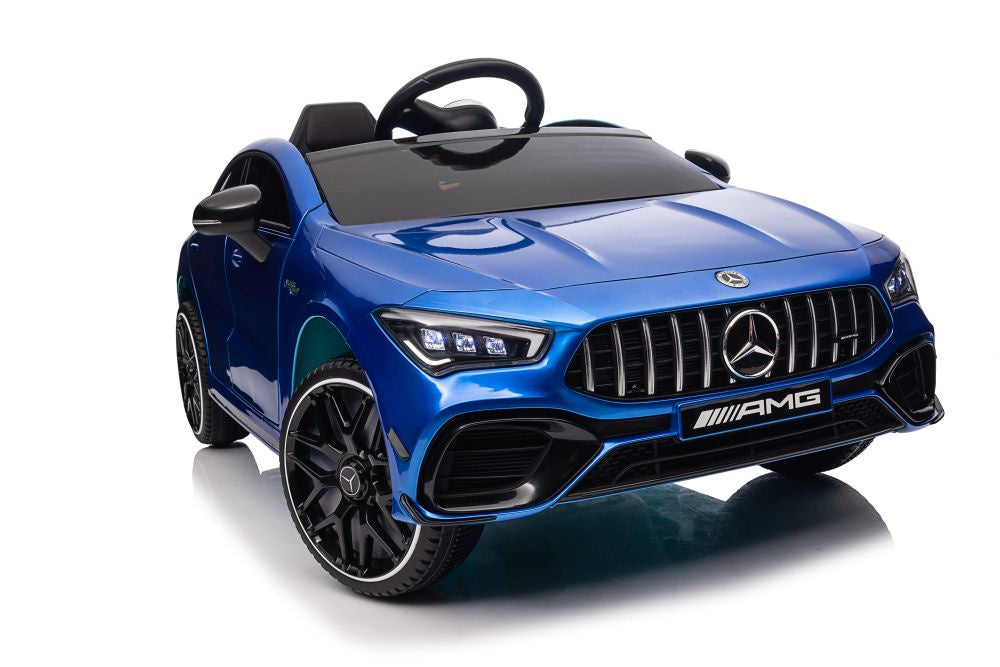 Licencirani auto na akumulator Mercedes CLA 45s AMG 4×4 – plavii/lakirani
