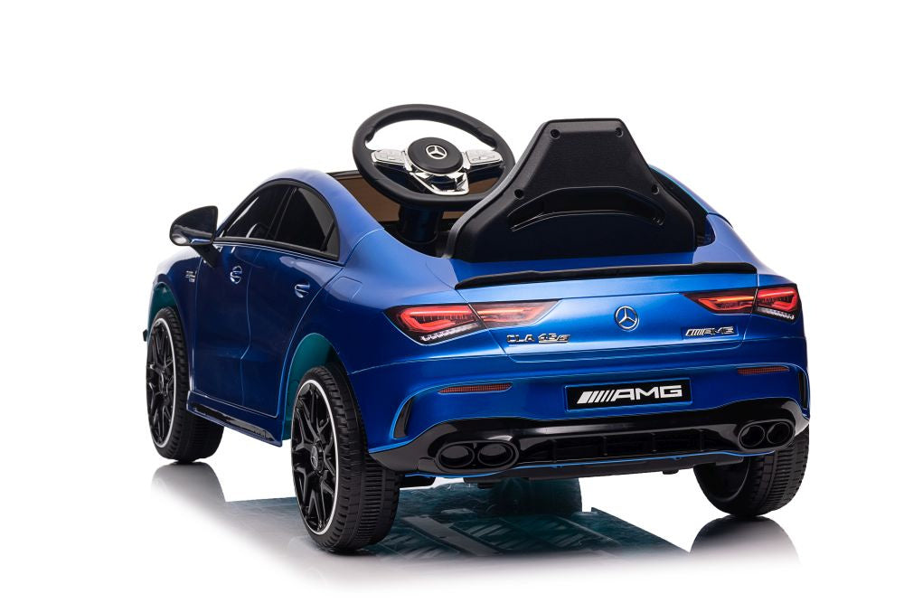 Licencirani auto na akumulator Mercedes CLA 45s AMG 4×4 – plavii/lakirani