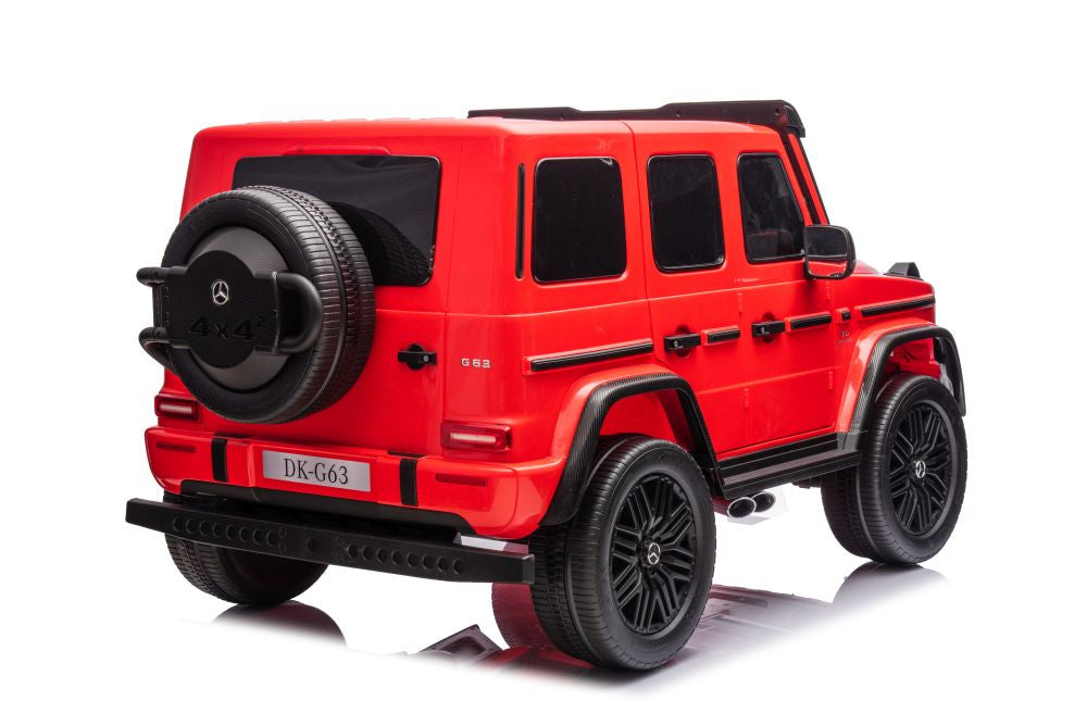 Licencirani auto na akumulator Mercedes G63 XXL 4x4 - dvosjed - crveni