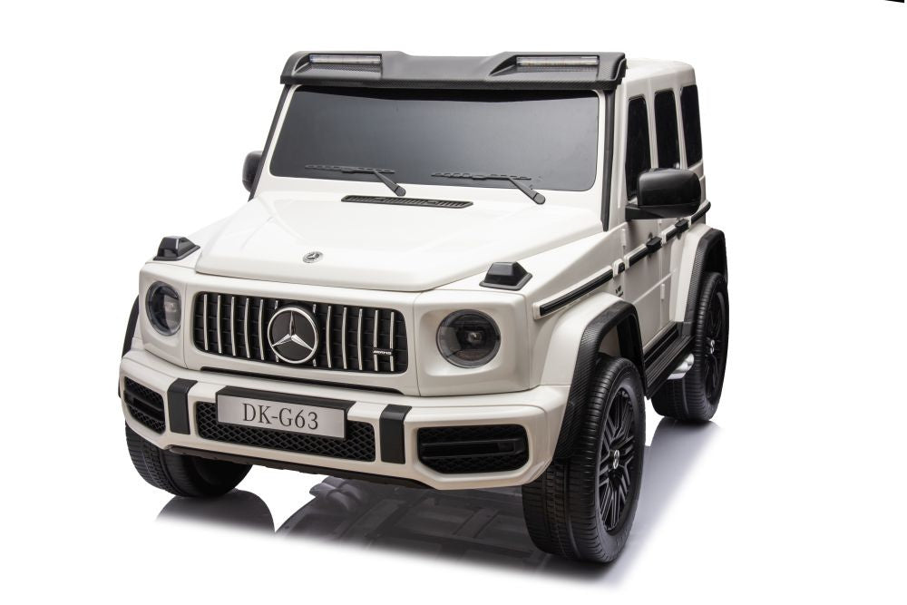 Licencirani auto na akumulator Mercedes G63 XXL 24V 4x4 - DVOSJED - bijeli