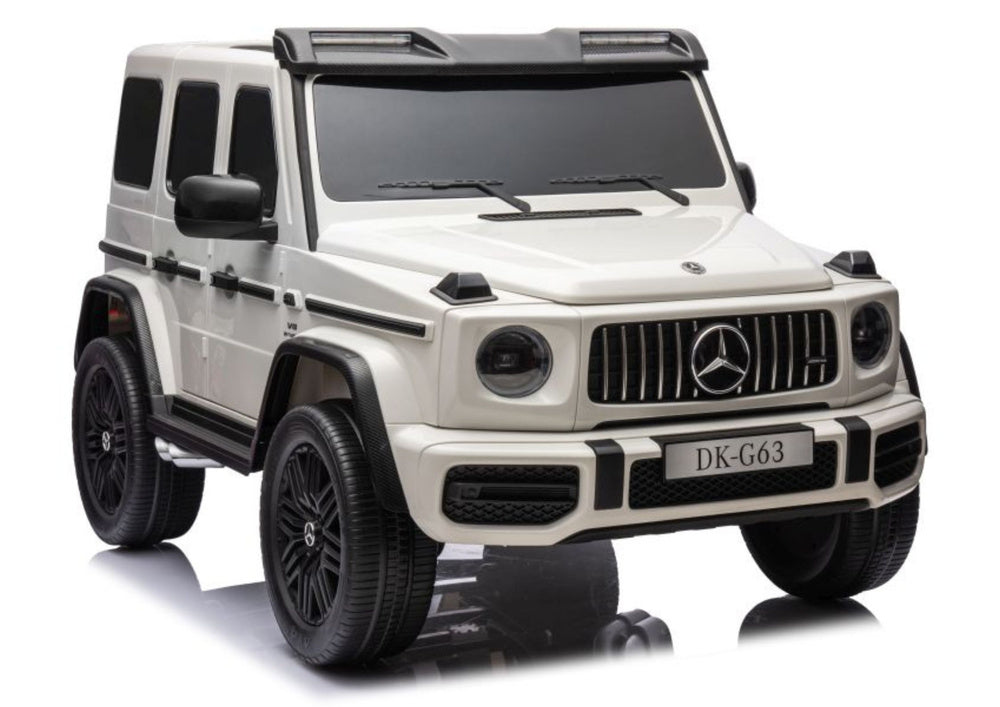 Licencirani auto na akumulator Mercedes G63 XXL 24V 4x4 - DVOSJED - bijeli