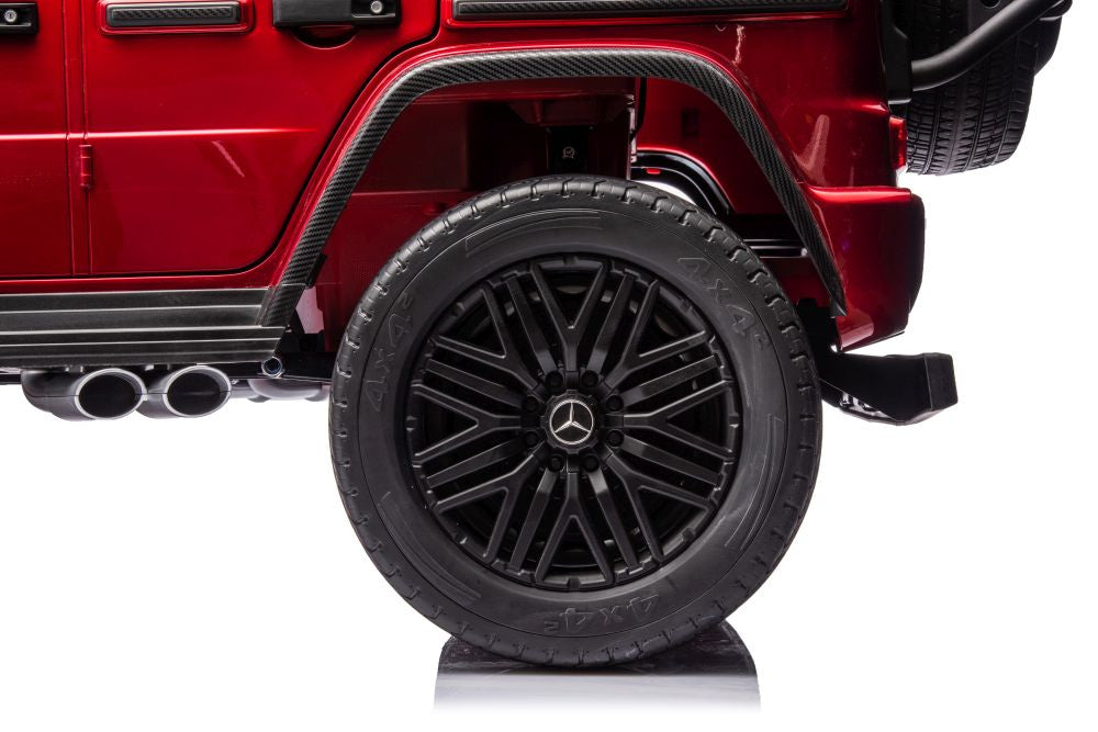 Licencirani auto na akumulator Mercedes G63 XXL 24V 4x4 - DVOSJED - crveni