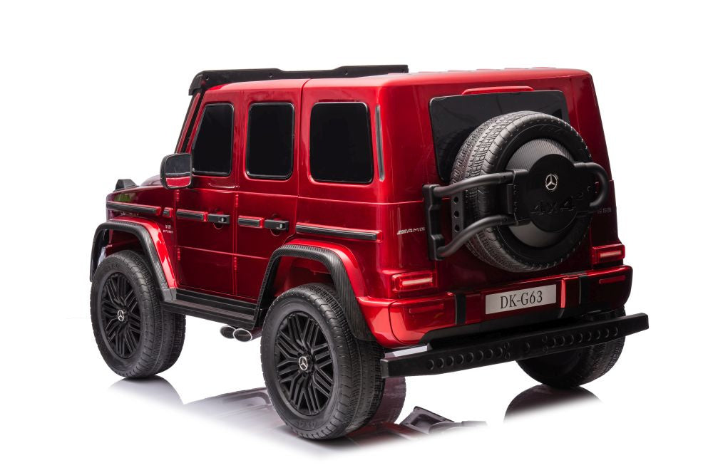 Licencirani auto na akumulator Mercedes G63 XXL 24V 4x4 - DVOSJED - crveni