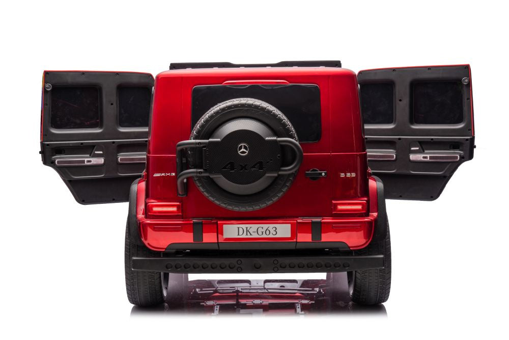 Licencirani auto na akumulator Mercedes G63 XXL 24V 4x4 - DVOSJED - crveni