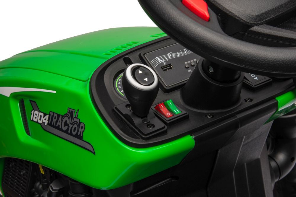 Traktor na akumulator HC-306 24V - zeleni