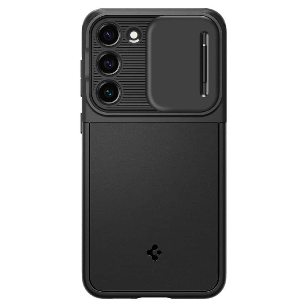 Spigen – Optik Armor pro Samsung Galaxy S23 – černá