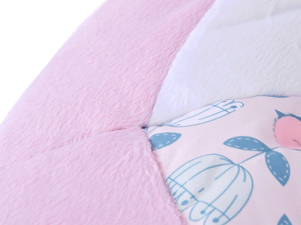 Električna baby ljuljačka pink/grey