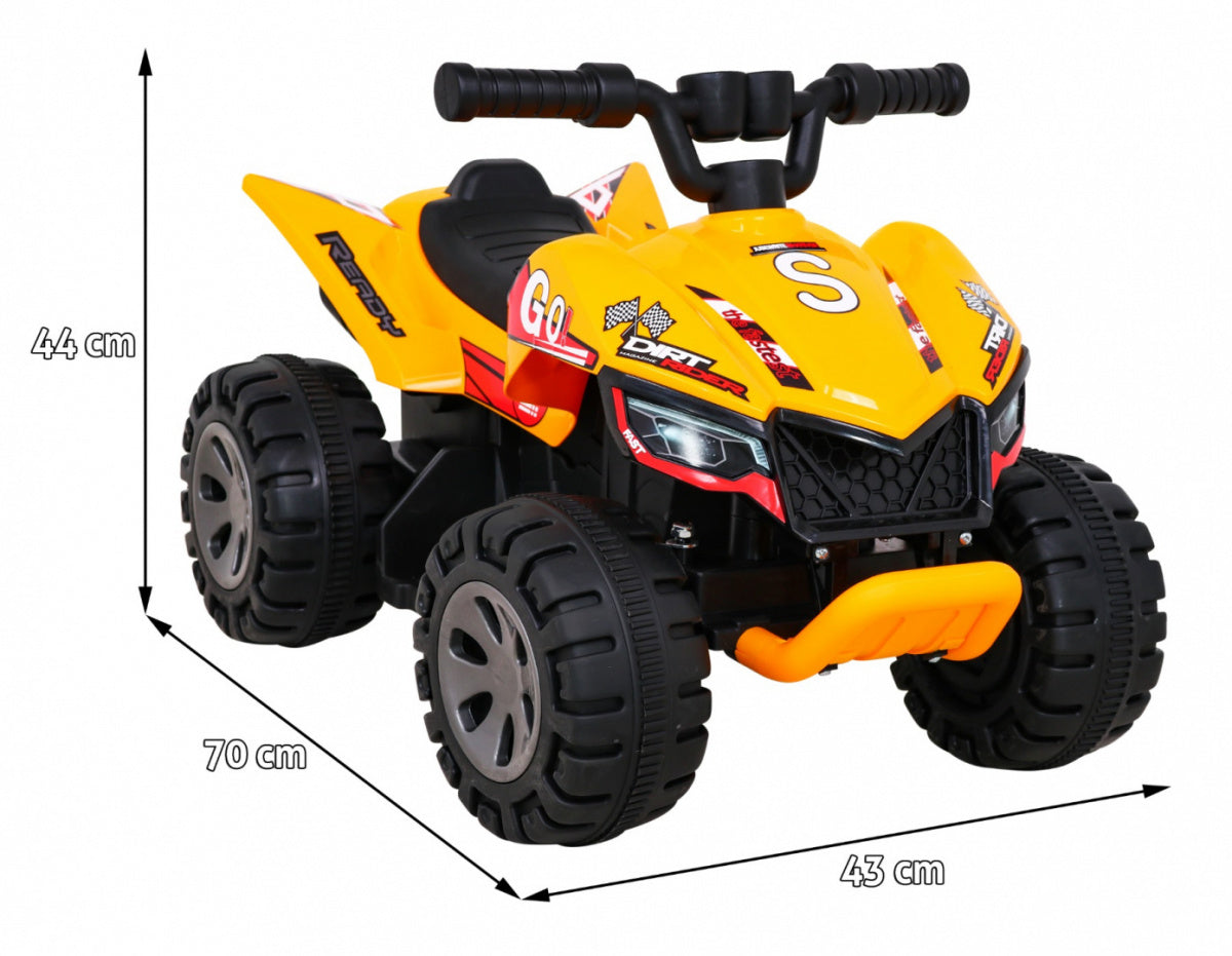 Vehicle Quad THE FASTEST Yellow