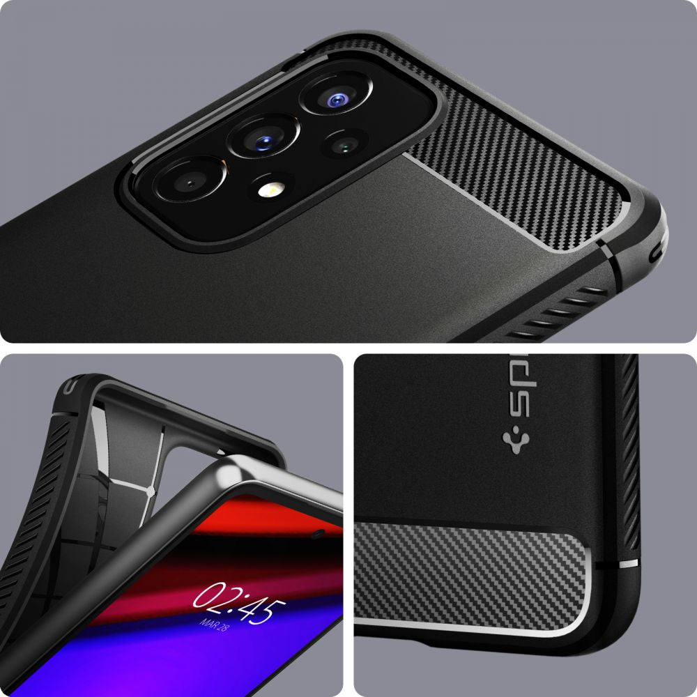 SPIGEN RUGGED ARMOR ZA SAMSUNG GALAXY A53 5G MAT CRNA