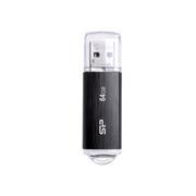 Silicon Power Ultima U02 USB izbrisivi memorijski pogon 64 GB USB Tip-A 2.0 Crno