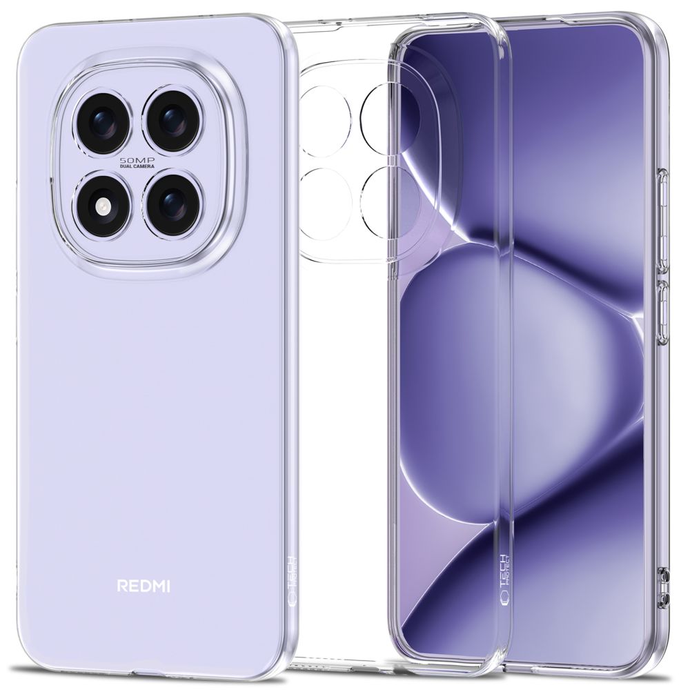 TECH-PROTECT FLEXAIR MASKA ZA XIAOMI POCO M8 PRO / REDMI NOTE 15 PRO+ PLUS 5G – prozirna