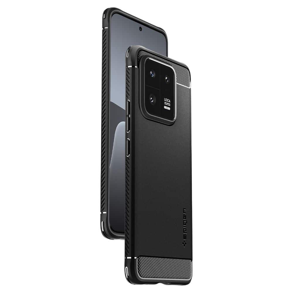 SPIGEN RUGGED ARMOR KRYT PRO XIAOMI 13 PRO MATNÁ ČERNÁ