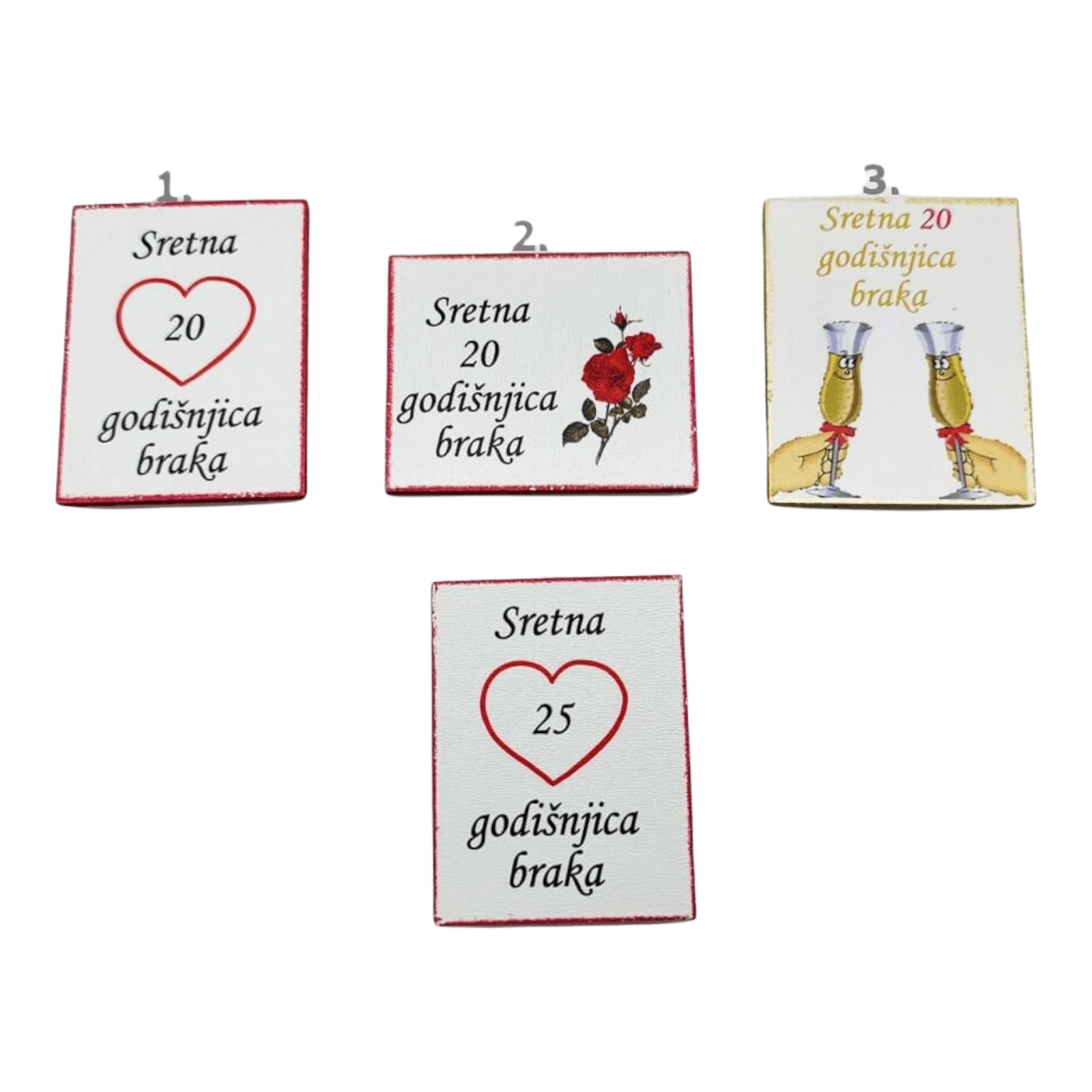 25. Godišnjica braka  Š12448 Magnet