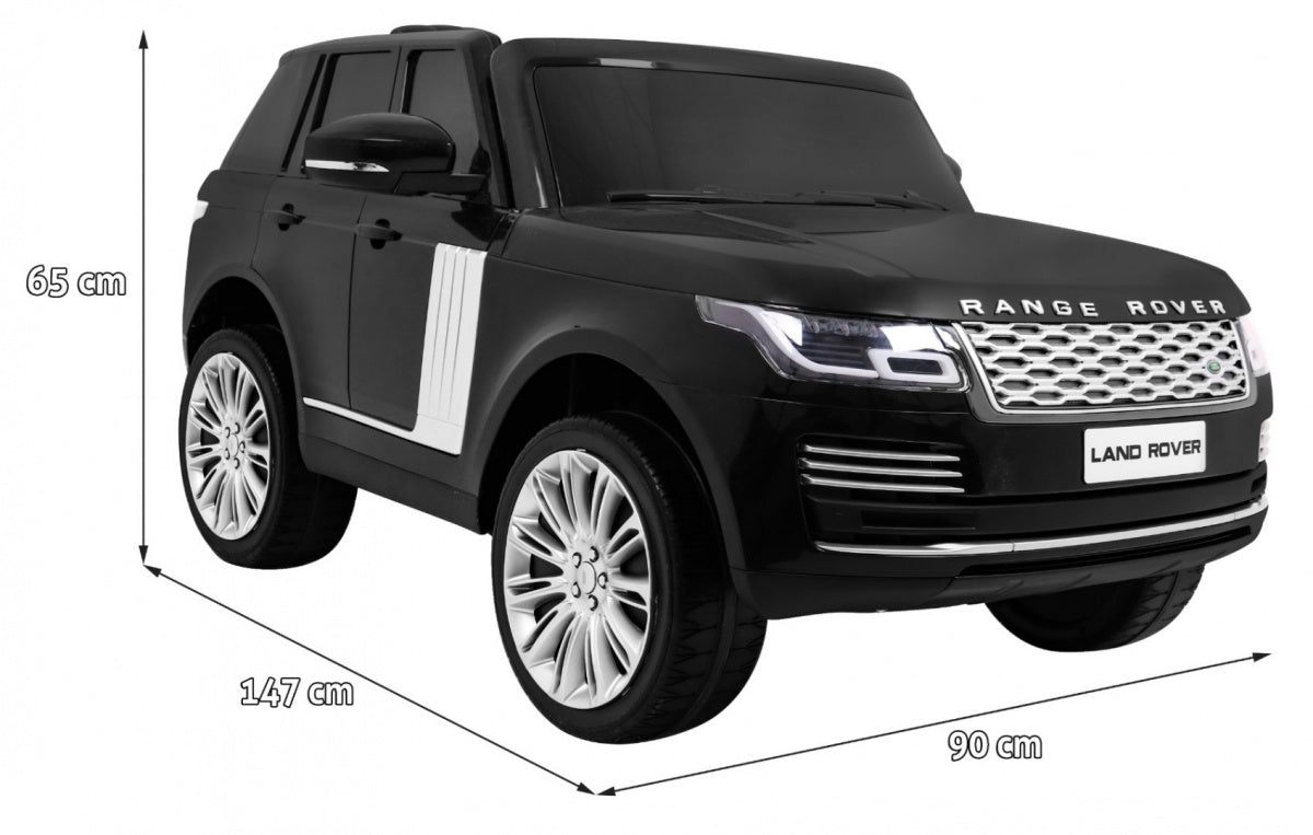 Licencirani auto na akumulator Range Rover HSE 4x4 - dvosjed - crni