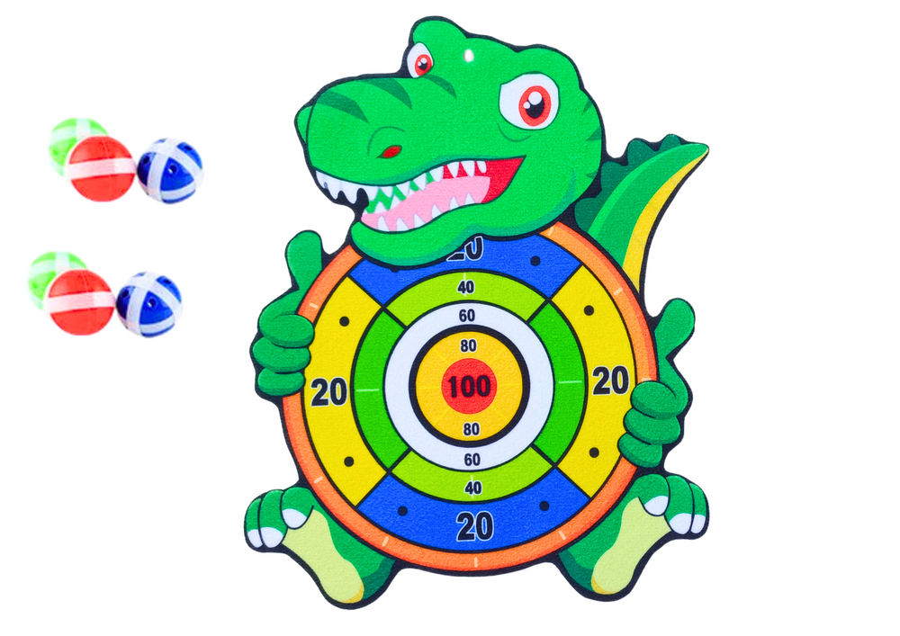 Loptice s čičak metom Dragon  - zeleni
