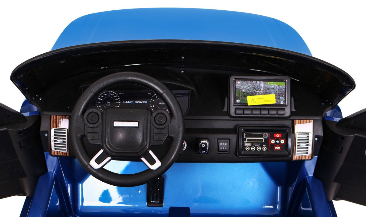 Licencirani auto na akumulator Range Rover HSE 4x4 - dvosjed - plavi/lakirani