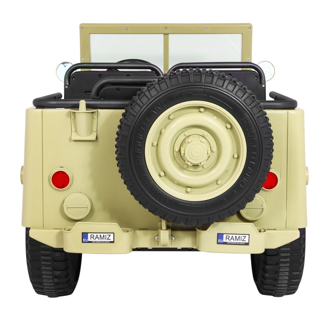 Retro Military Vehicle 4x4 Sand