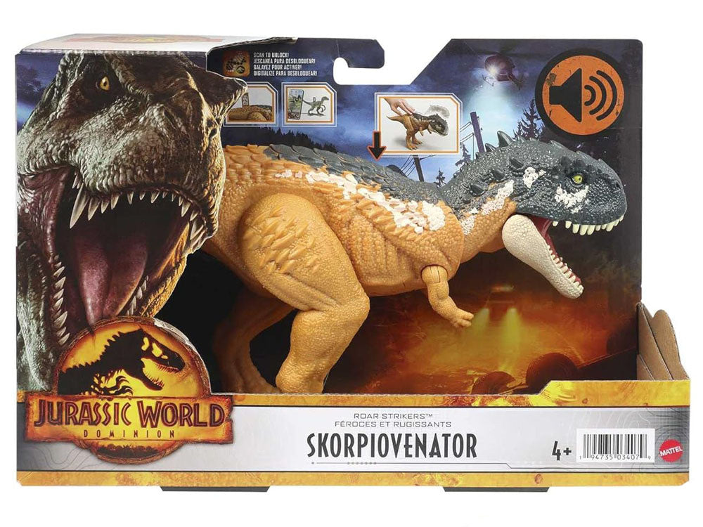 Jurassic World Dominion dinosaur Skorpiovenator