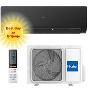 HAIER KLIMA UREĐAJ 3,5kW AS35S2SF1FA-BH/1U35S2SM1FA - Flexis Plus, za prostor do 35m2, A+++ energetska klasa