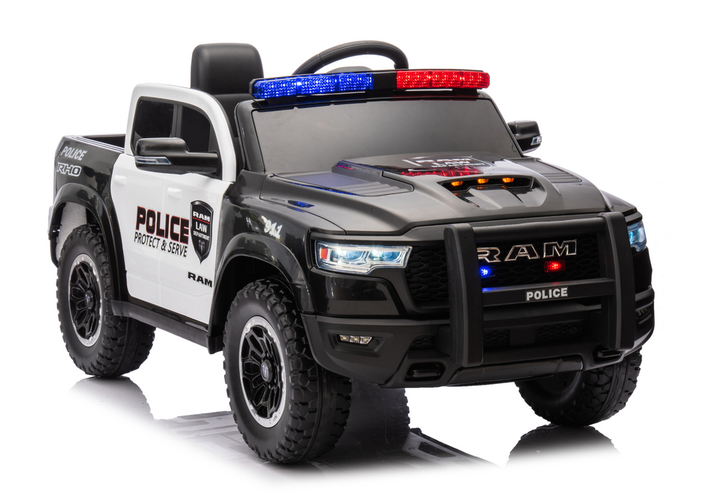 Licencirani policijski auto na akumulator ZB618P Dodge Ram – crni