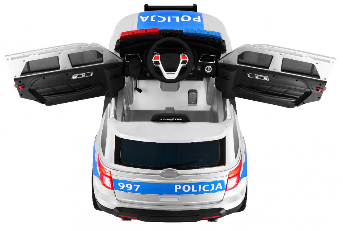 Auto na akumulator SUV Police - bijeli