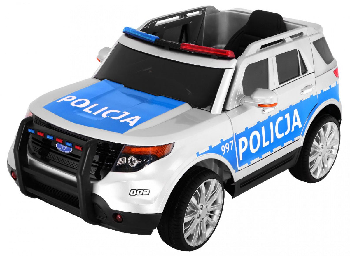 Auto na akumulator SUV Police - bijeli