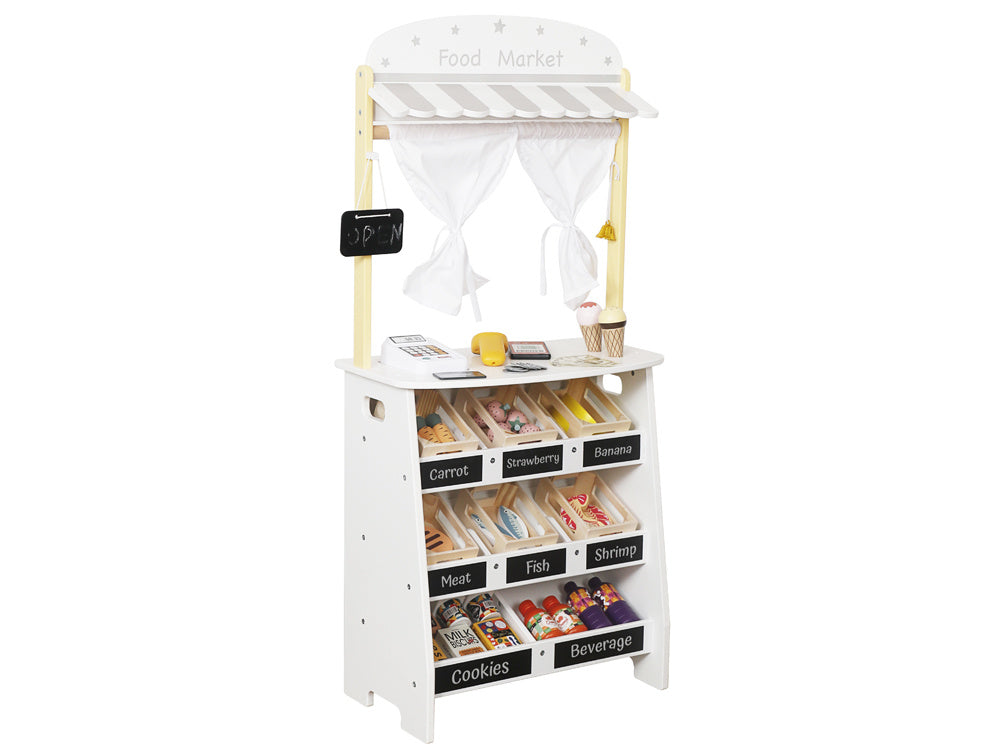 Drveni štand trgovina i mini kazalište