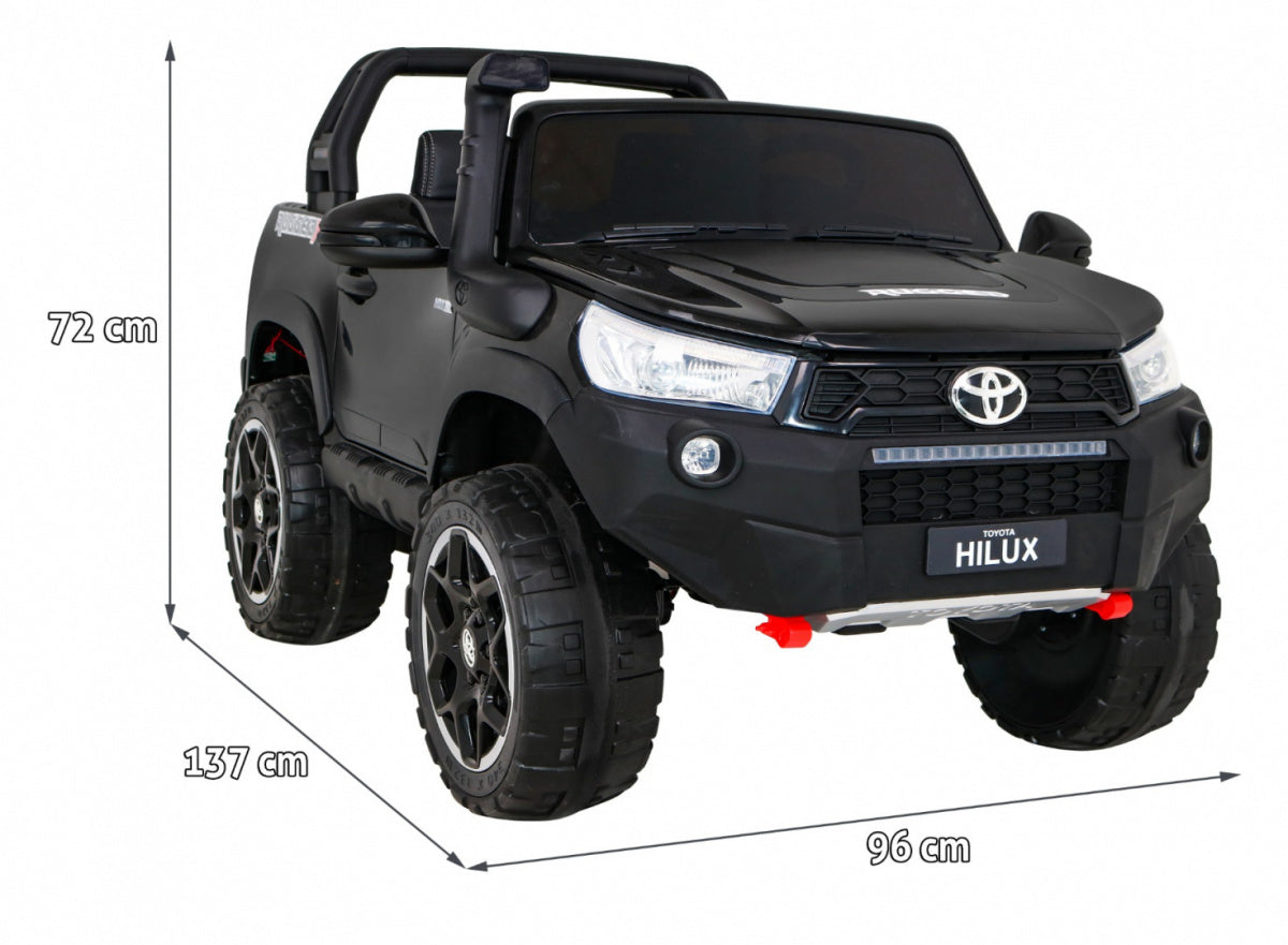 Licencirani auto na akumulator Toyota Hilux - crna
