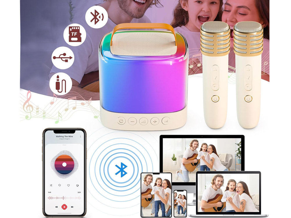 Dječji bluetooth zvučnik s mikrofonima