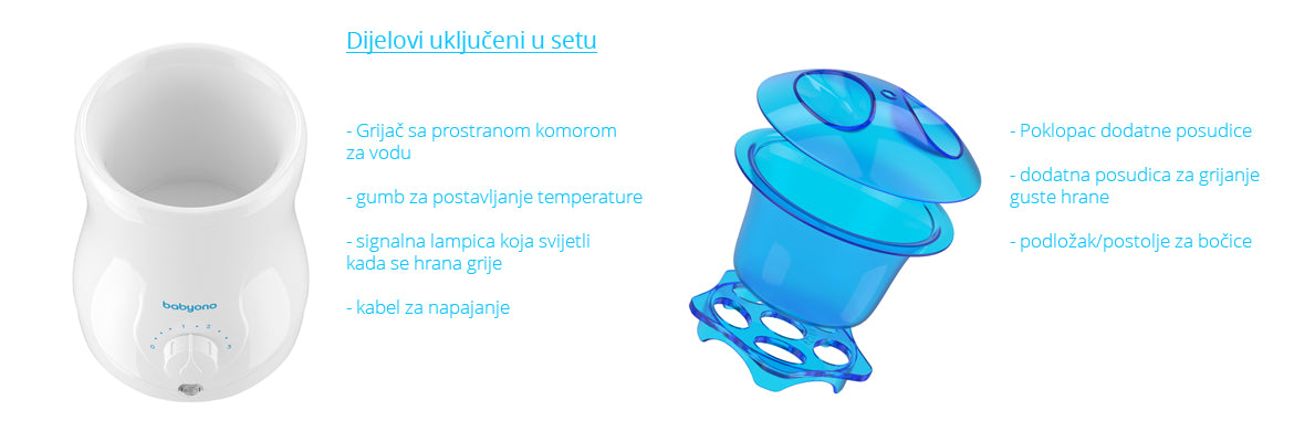BabyOno Električni grijač i sterilizator Natur