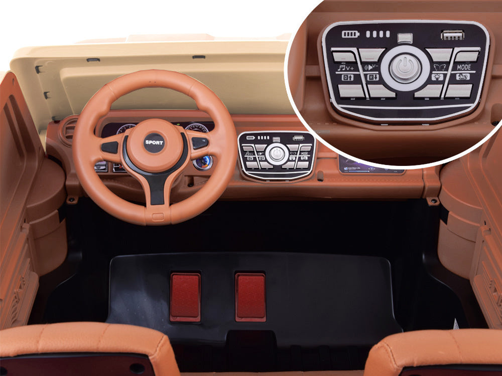 Pick up AKU auto dvosjed beige