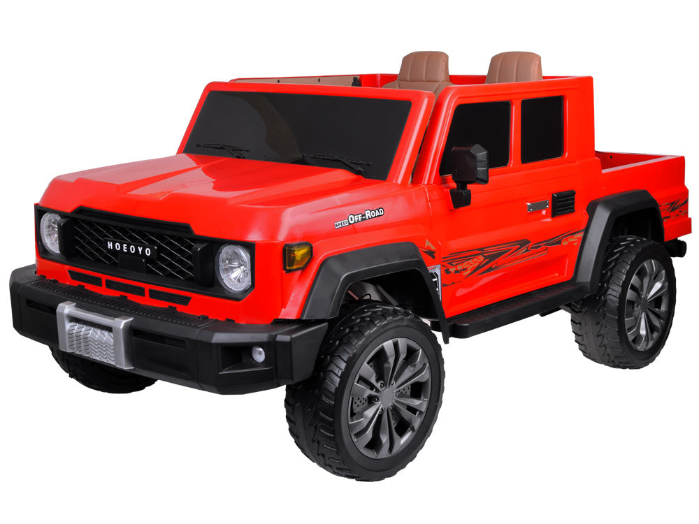 Pick up AKU auto dvosjed crveni